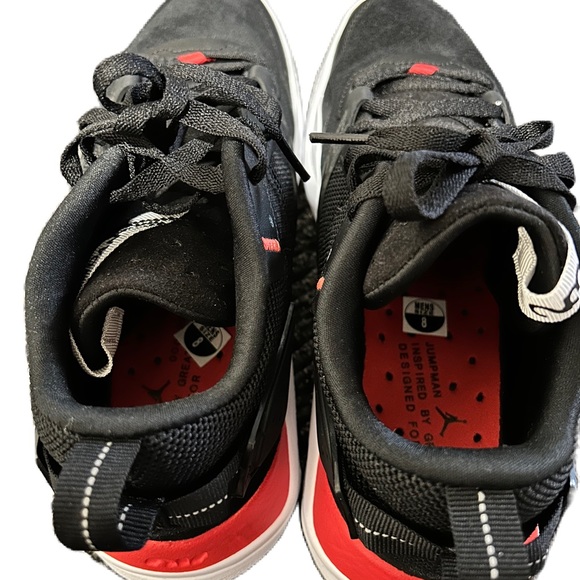 Jordan Air NFH ‘Bred’ Black Red White Shoes Men’s Size 8 CZ3984-006 New RARE - Picture 9 of 11